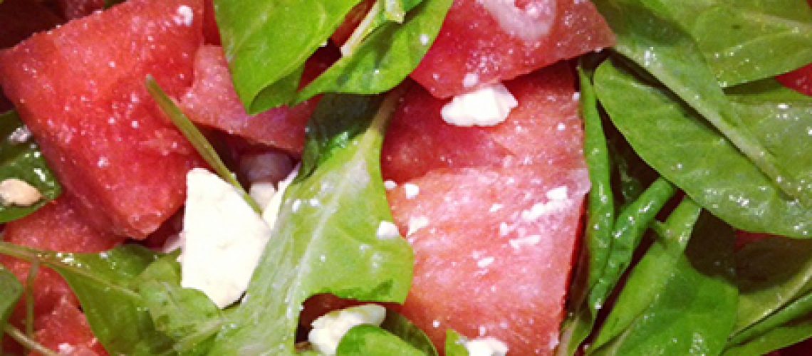 Savory Watermelon Salad for National Watermelon Day